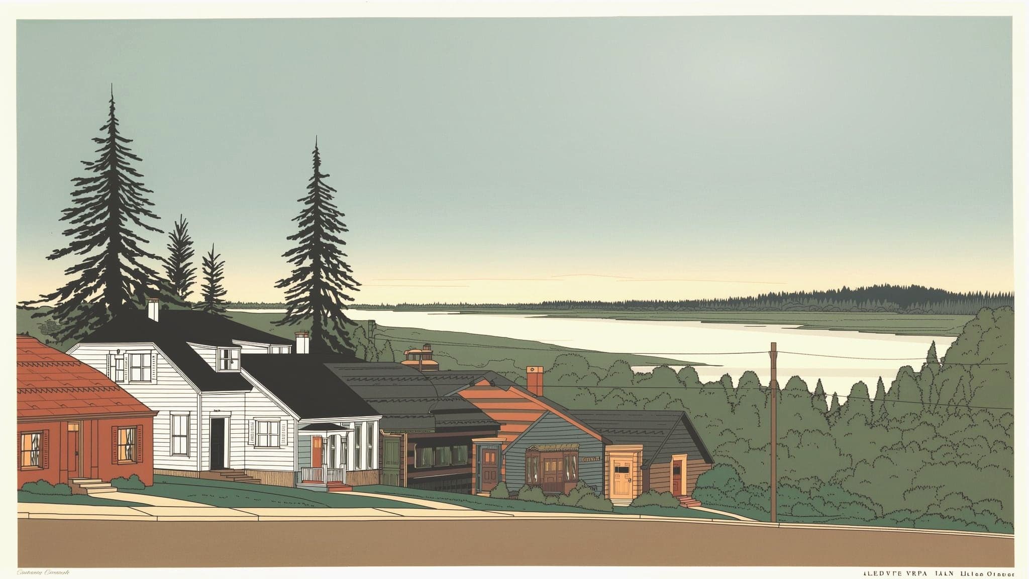 East Columbia, illustrated