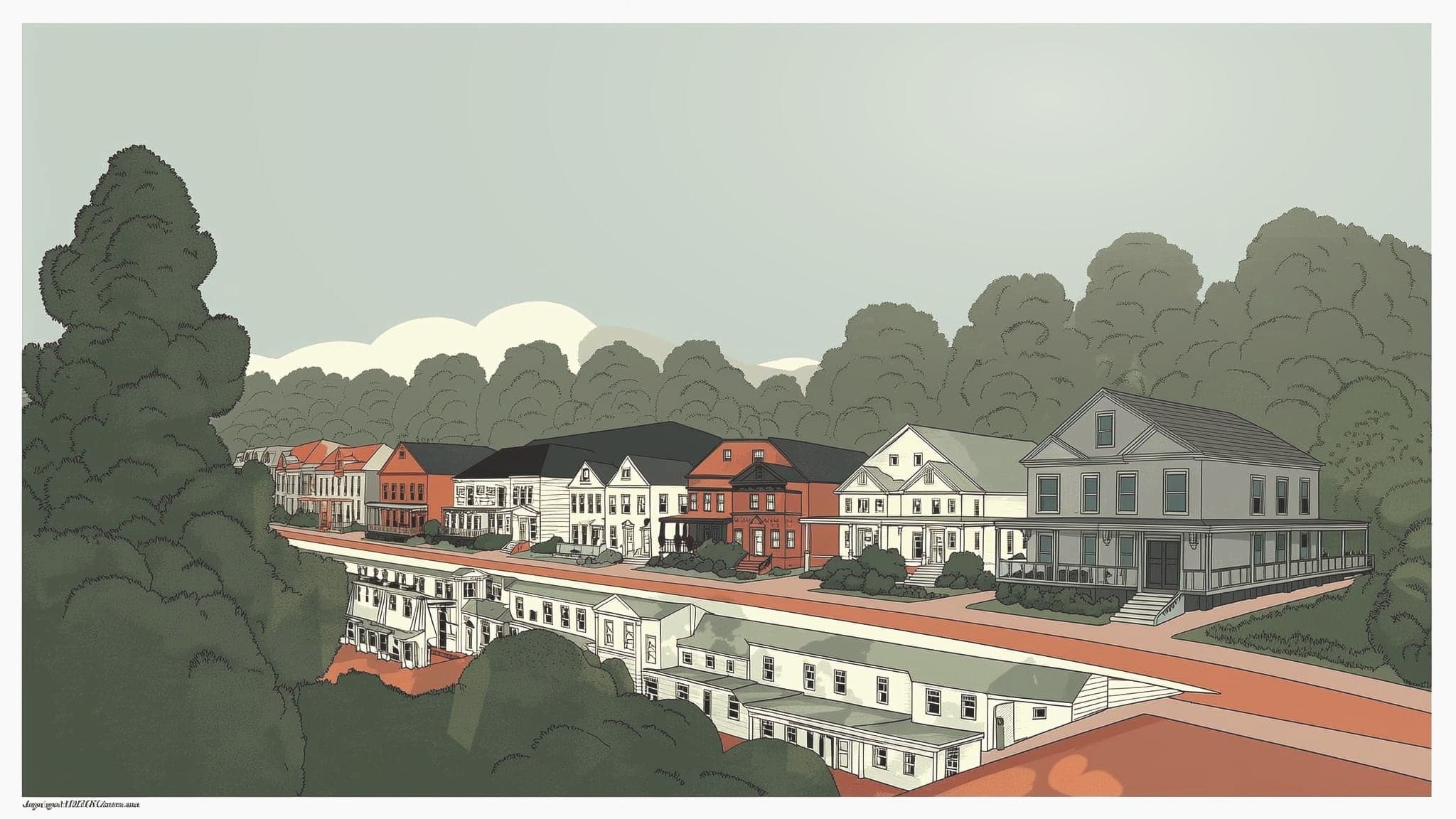Goose Hollow, illustrated
