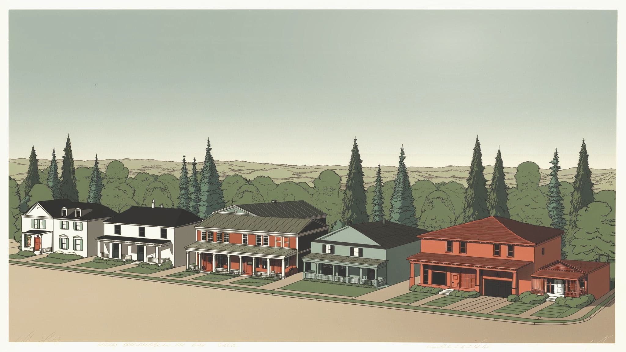 Southwest Hills, illustrated
