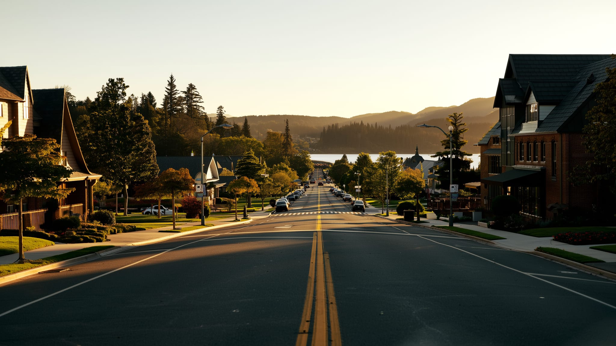 Lake Oswego in the Portland, Oregon area